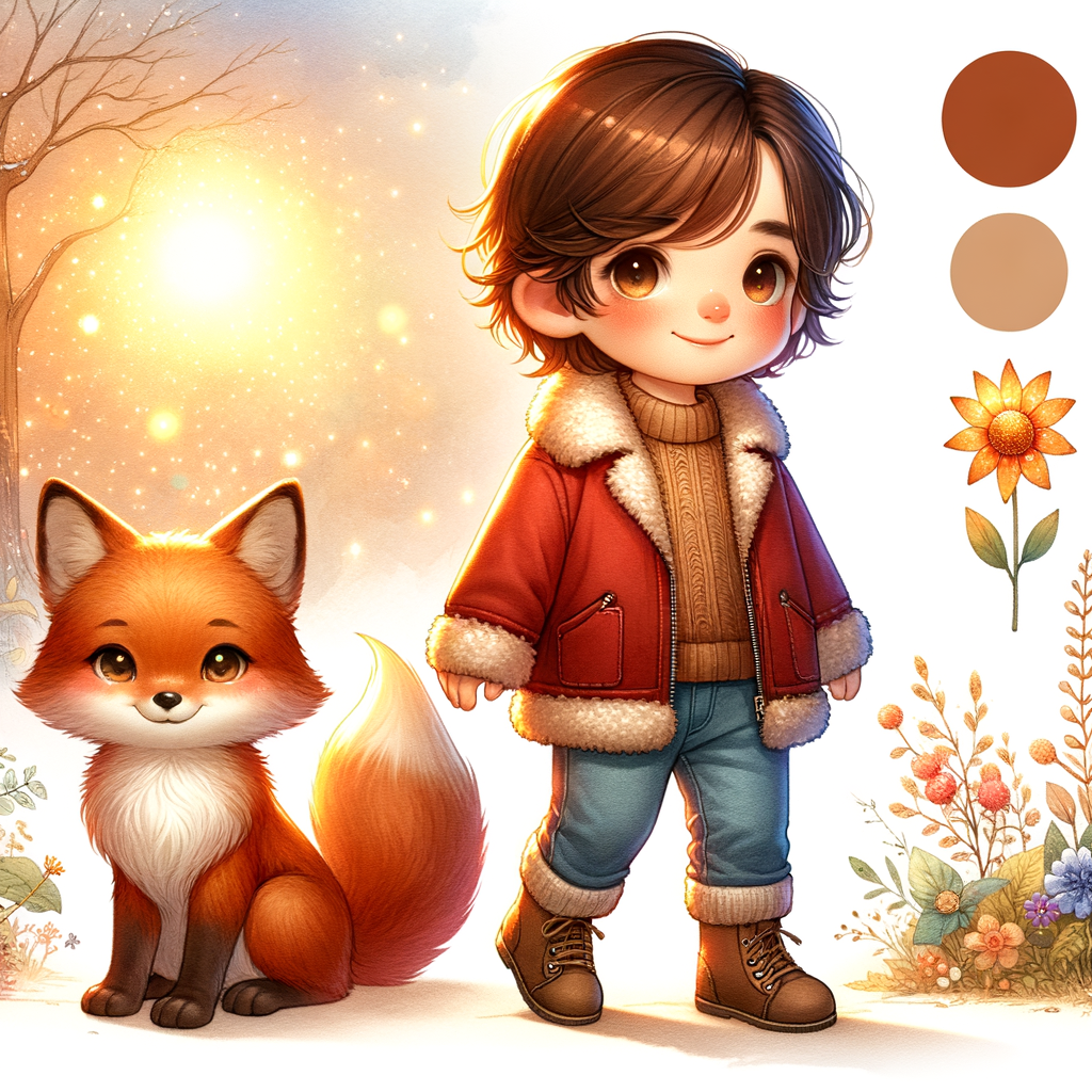 Marcus's book - brown hair, medium skin